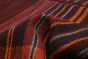 Turkish Izmir  4'6" x 7'7" Flat-Weave Wool Kilim 