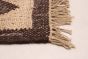 Indian Marrakech 5'2" x 7'11" Flat-Weave Cotton, Jute, Wool Kilim 
