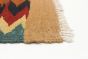 Turkish Bold and Colorful 3'0" x 5'5" Flat-Weave Wool Kilim 