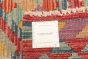 Turkish Bold and Colorful 2'6" x 4'2" Flat-Weave Wool Kilim 