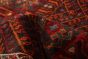 Afghan Teimani 3'5" x 8'10" Hand-knotted Wool Rug 