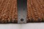 Indian Sienna 5'0" x 7'11" Braided Weave Wool Rug 
