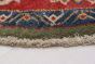 Afghan Uzbek Ghazni 4'11" x 4'11" Hand-knotted Wool Rug 