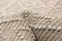 Indian Sienna 5'1" x 7'11" Braid weave Wool Rug 