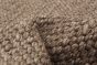 Indian Sienna 5'5" x 7'4" Braid weave Wool Rug 