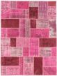 Transitional Pink Area rug 4x6 Turkish Hand-knotted 200459