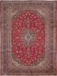 Vintage Red Area rug 9x12 Persian Hand-knotted 226210