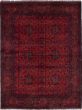 Traditional  Tribal Red Area rug 4x6 Afghan Hand-knotted 236178