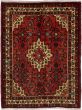 Bordered  Traditional Brown Area rug 3x5 Persian Hand-knotted 265558