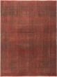 Overdyed  Transitional Red Area rug 9x12 Turkish Hand-knotted 280400