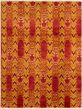 Casual  Contemporary Red Area rug 6x9 Indian Hand-knotted 292818