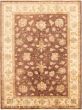Bordered  Traditional Brown Area rug 5x8 Afghan Hand-knotted 293000