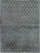Casual  Transitional Grey Area rug 5x8 Indian Hand-knotted 295540