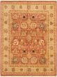 Bordered  Traditional Red Area rug 6x9 Pakistani Hand-knotted 301593