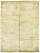 Bordered  Transitional Green Area rug 5x8 Indian Hand-knotted 306407