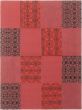 Casual  Contemporary Red Area rug 5x8 Indian Handmade 306627