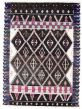 Moroccan  Tribal Black Area rug 9x12 Pakistani Hand-knotted 310996
