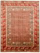 Tribal Red Area rug 9x12 Indian Hand-knotted 313344