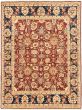 Bordered  Traditional Red Area rug 5x8 Indian Hand-knotted 318355