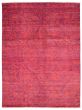 Casual  Transitional Pink Area rug 9x12 Pakistani Hand-knotted 341598