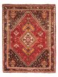 Bordered  Tribal Red Area rug 3x5 Turkish Hand-knotted 358519