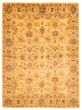Bordered  Traditional Brown Area rug 8x10 Afghan Hand-knotted 367344