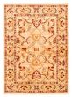 Bordered  Traditional Pink Area rug 4x6 Afghan Hand-knotted 369275
