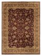Bordered  Traditional Red Area rug 9x12 Indian Hand-knotted 369346