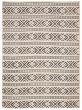 Contemporary/Modern  Transitional Brown Area rug 4x6 Turkish Flat-Weave 374566