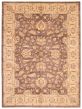Bordered  Traditional Brown Area rug 10x14 Afghan Hand-knotted 378879