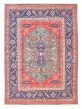 Bordered  Traditional Red Area rug 9x12 Afghan Hand-knotted 381798