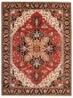 Bordered  Traditional Red Area rug 10x14 Afghan Hand-knotted 388147