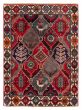 Geometric  Tribal Red Area rug 3x5 Turkish Hand-knotted 389804
