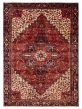 Geometric  Traditional Red Area rug 8x10 Turkish Hand-knotted 391018