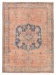 Tribal  Vintage/Distressed Brown Area rug 4x6 Turkish Hand-knotted 392492
