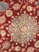 Chinese Sino Persian 180L 8'4" x 8'4" Hand-knotted Wool Dark Red Rug - Closeout