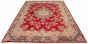 Bordered  Traditional Red Area rug 9x12 Persian Hand-knotted 307605