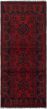 Geometric  Tribal Red Runner rug 6-ft-runner Afghan Hand-knotted 242691