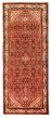 Bordered  Traditional Red Runner rug 9-ft-runner Persian Hand-knotted 352529