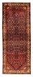 Bordered  Tribal Blue Runner rug 9-ft-runner Persian Hand-knotted 352617