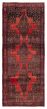 Tribal  Vintage/Distressed Red Runner rug 11-ft-runner Turkish Hand-knotted 389746