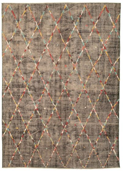 Bordered  Transitional  Area rug 5x8 Turkish Hand-knotted 326536