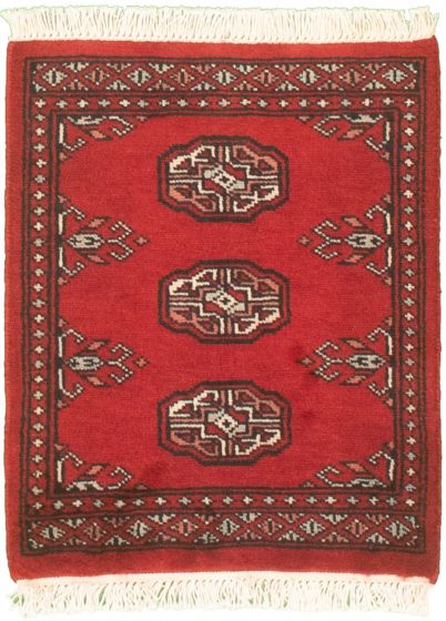 Bordered  Tribal  Area rug 2x3 Pakistani Hand-knotted 328486