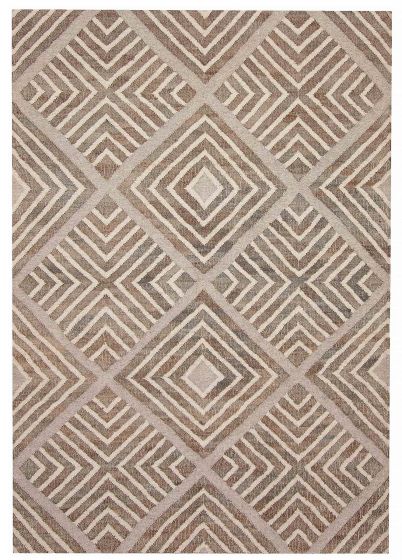 Flat-weaves & Kilims  Traditional/Oriental Brown Area rug 5x8 Indian Flat-Weave 375583