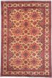 Traditional Ivory Area rug 6x9 Afghan Hand-knotted 202833