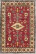 GeometricTraditional Red Area rug 8x10 Afghan Hand-knotted 206018