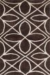Transitional Brown Area rug 5x8 Indian Hand-knotted 221995