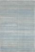 Transitional Blue Area rug 5x8 Indian Hand-knotted 223807