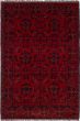Traditional  Tribal Red Area rug 3x5 Afghan Hand-knotted 235683
