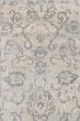 Transitional Ivory Area rug 5x8 Indian Hand-knotted 239934